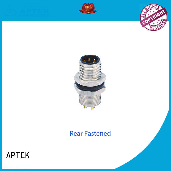 APTEK solder m8 circular connector manufacturers for industry