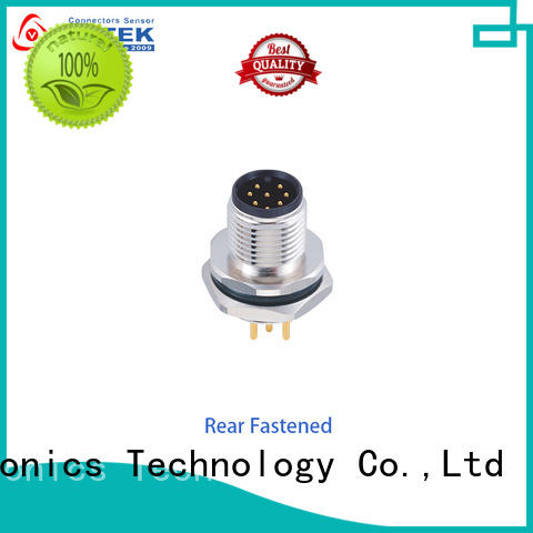 Custom m12 waterproof connector female company for packaging machine