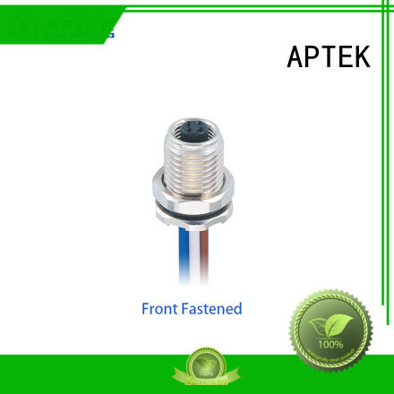APTEK lead m5 circular cable mount connectors manufacturers for engineering