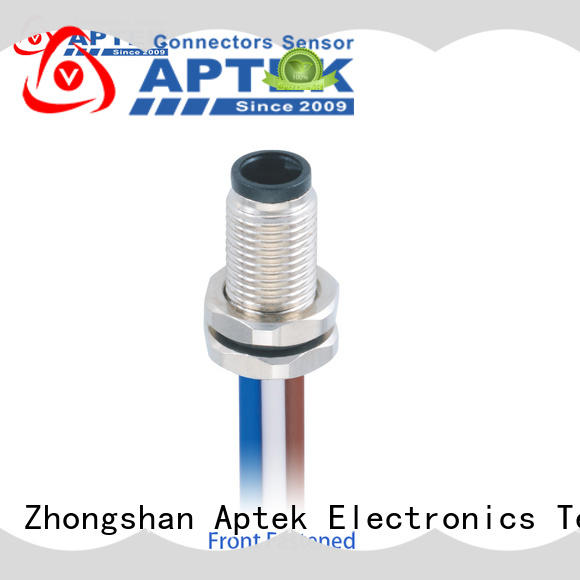 APTEK panel m5 circular connector manufacturers for packaging machine